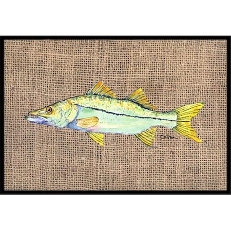 Jensendistributionservices 24 x 36 in. Fish - Snook Indoor Or Outdoor Doormat MI54579
